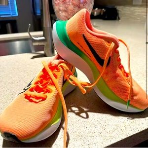 NIKE ZOOM X Running Shoes,  Size 8 Bright Orange